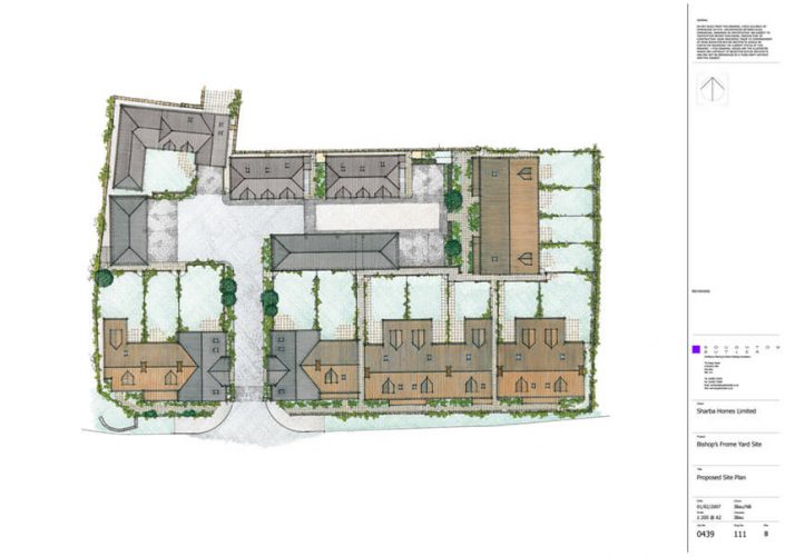 111 Proposed Coloured Site Plan
